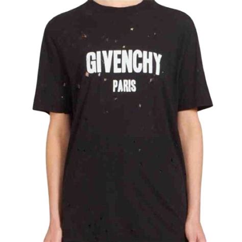 givenchy sterne t shirt|givenchy t shirt with holes.